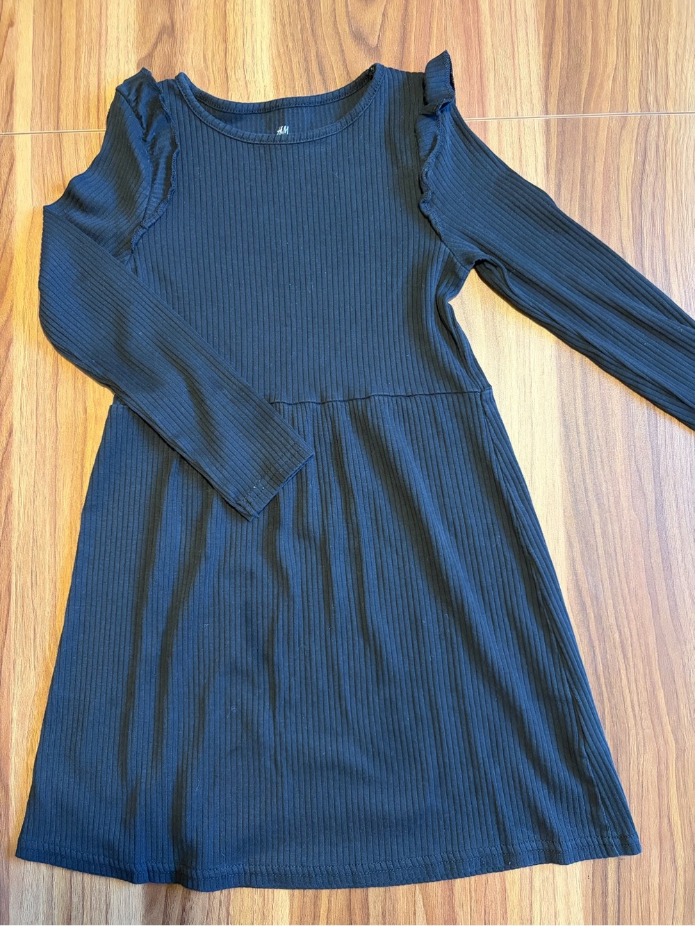 H&M 5T Blacked Ribbed Dress